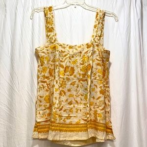 Natalie Martin Jasmine top in wildflower saffron